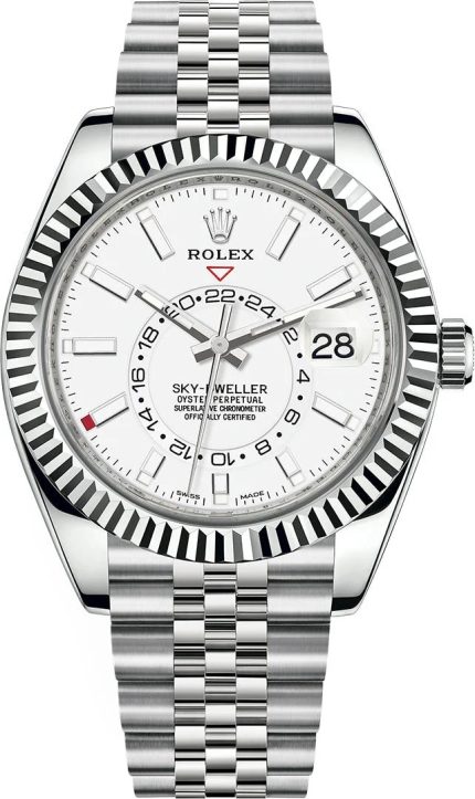 Rolex Sky-Dweller M326934 42mm watch with blue dial and Oystersteel/white gold bracelet