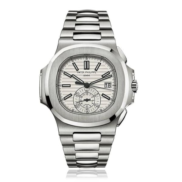 Patek Philippe Nautilus 5980/1A-019 men's watch 40.5mm stainless steel black dial chronograph